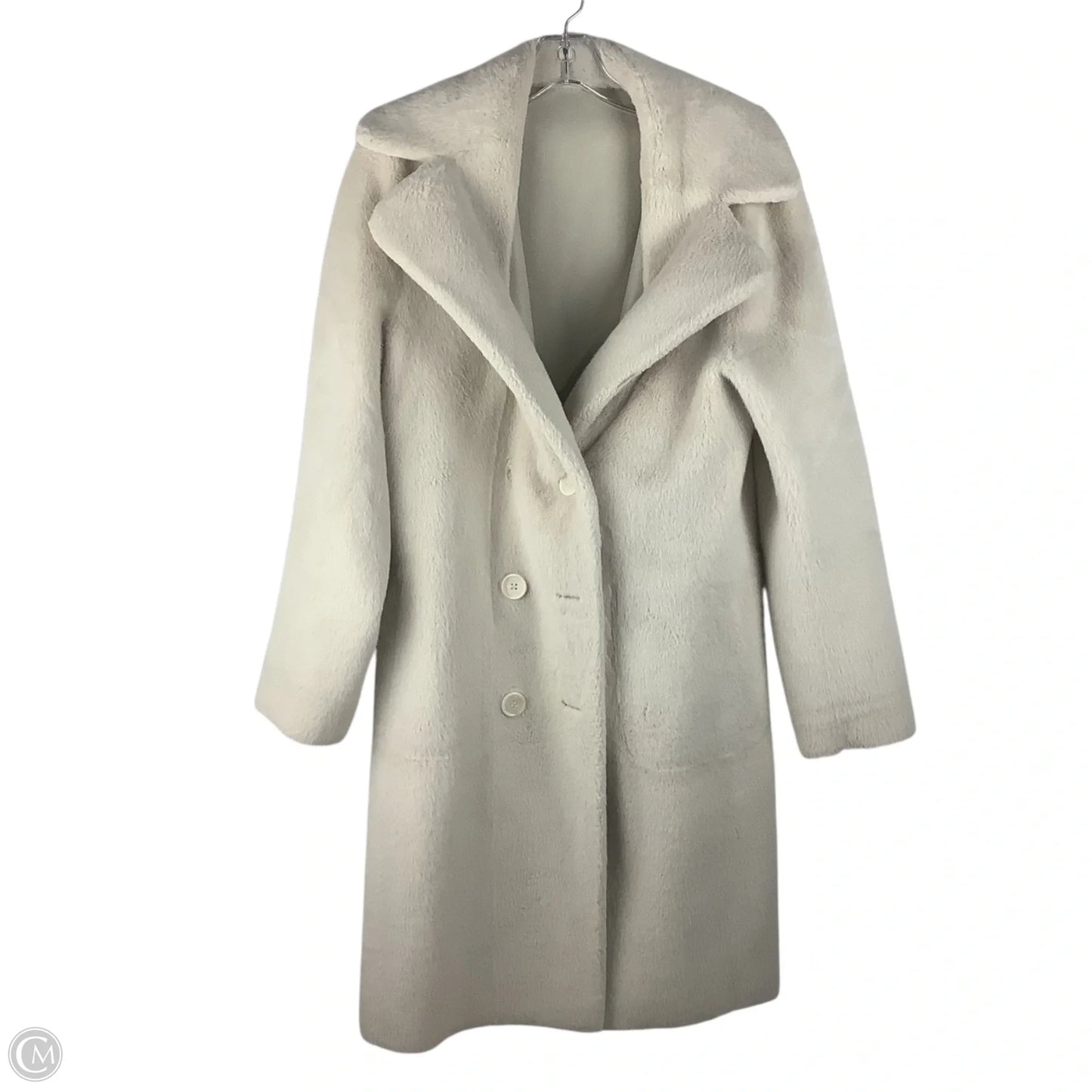 Reversible Jacket Faux Fur & Sherpa By Lamarque In Cream, Size: S