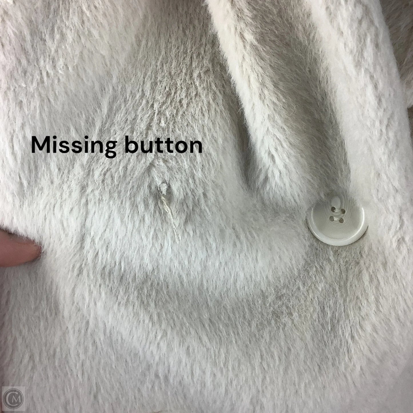 Reversible Jacket Faux Fur & Sherpa By Lamarque In Cream, Size: S