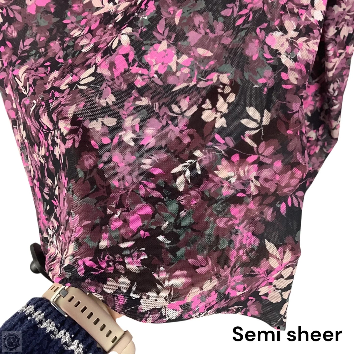 Top Long Sleeve By Afrm In Floral Print, Size: S