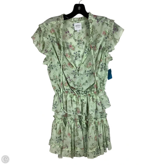 Dress Designer By Misa In Green, Size: Xs