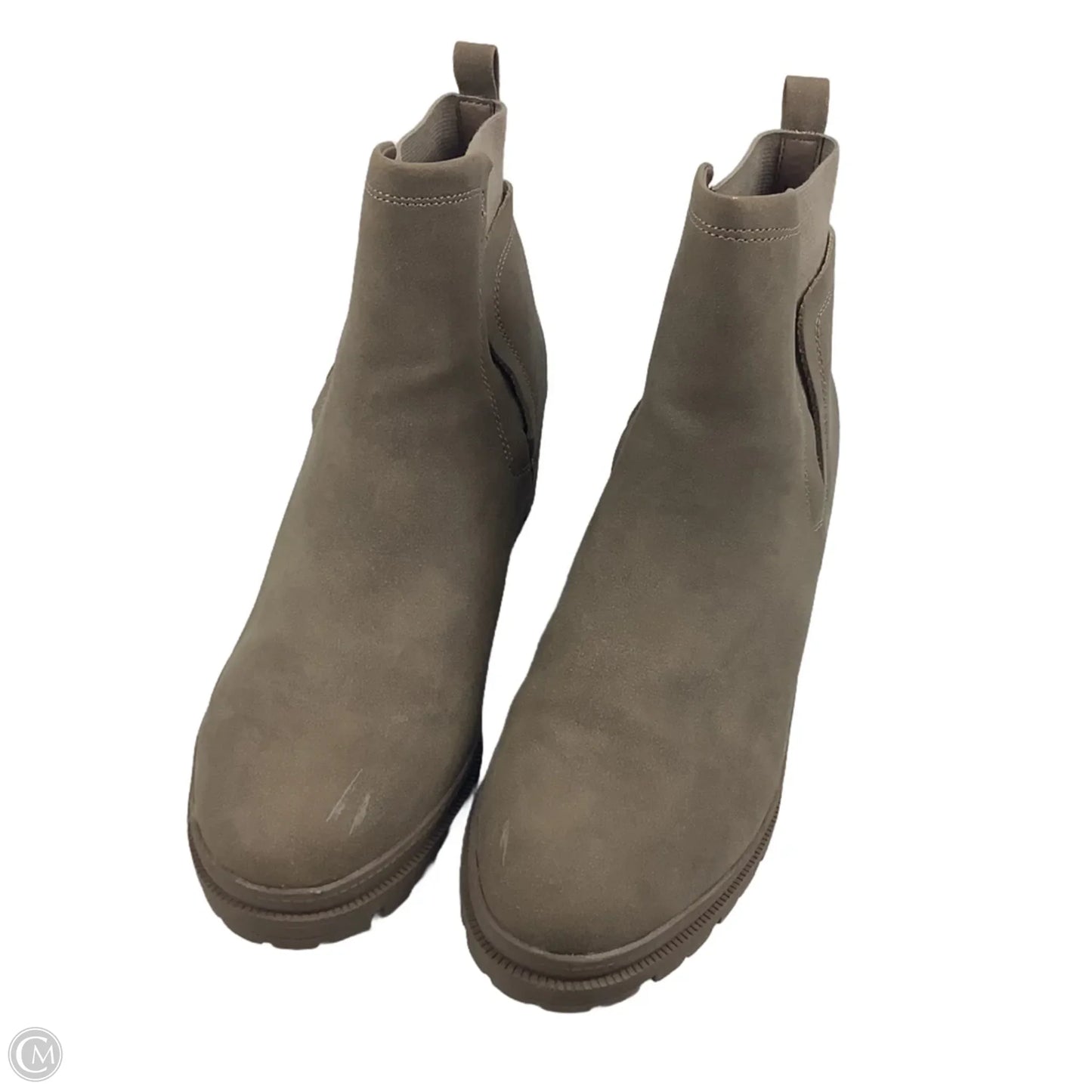 Boots Ankle Heels By Jelly Pop In Brown, Size: 11