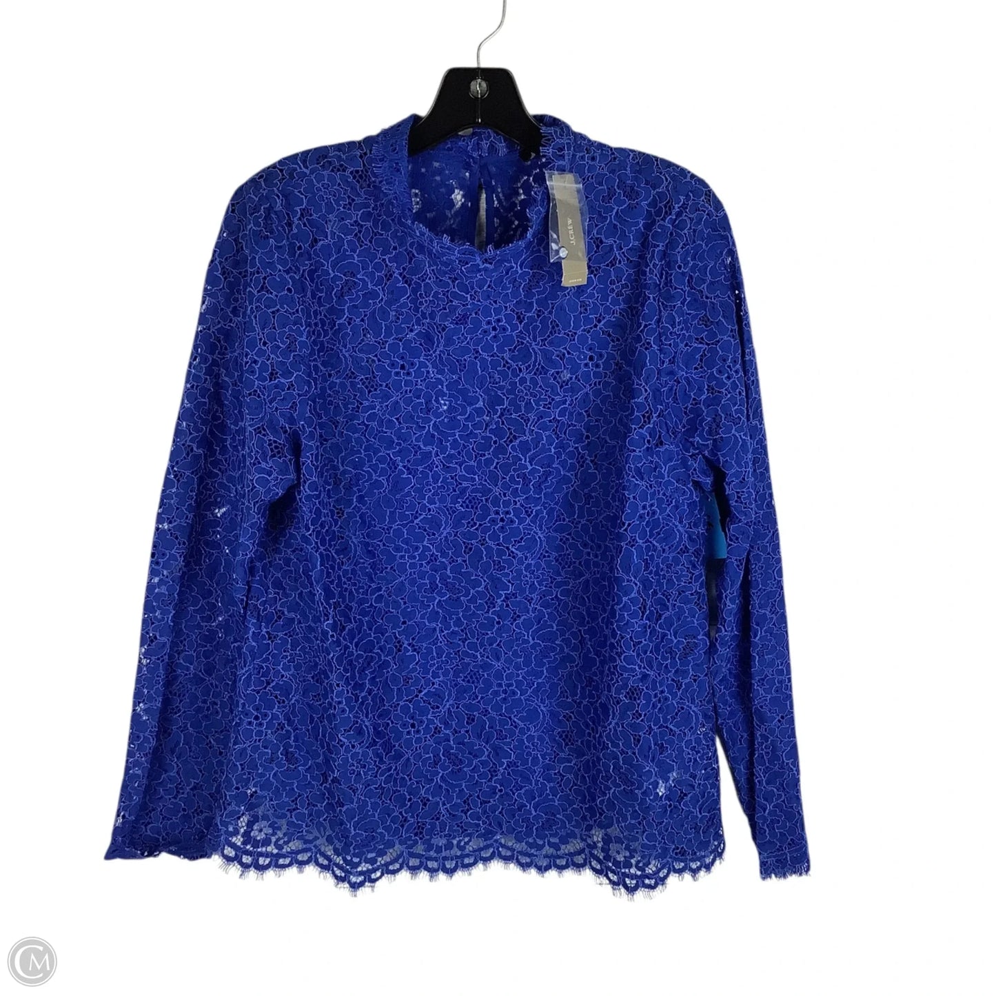 Top Long Sleeve By J. Crew In Blue, Size: 8
