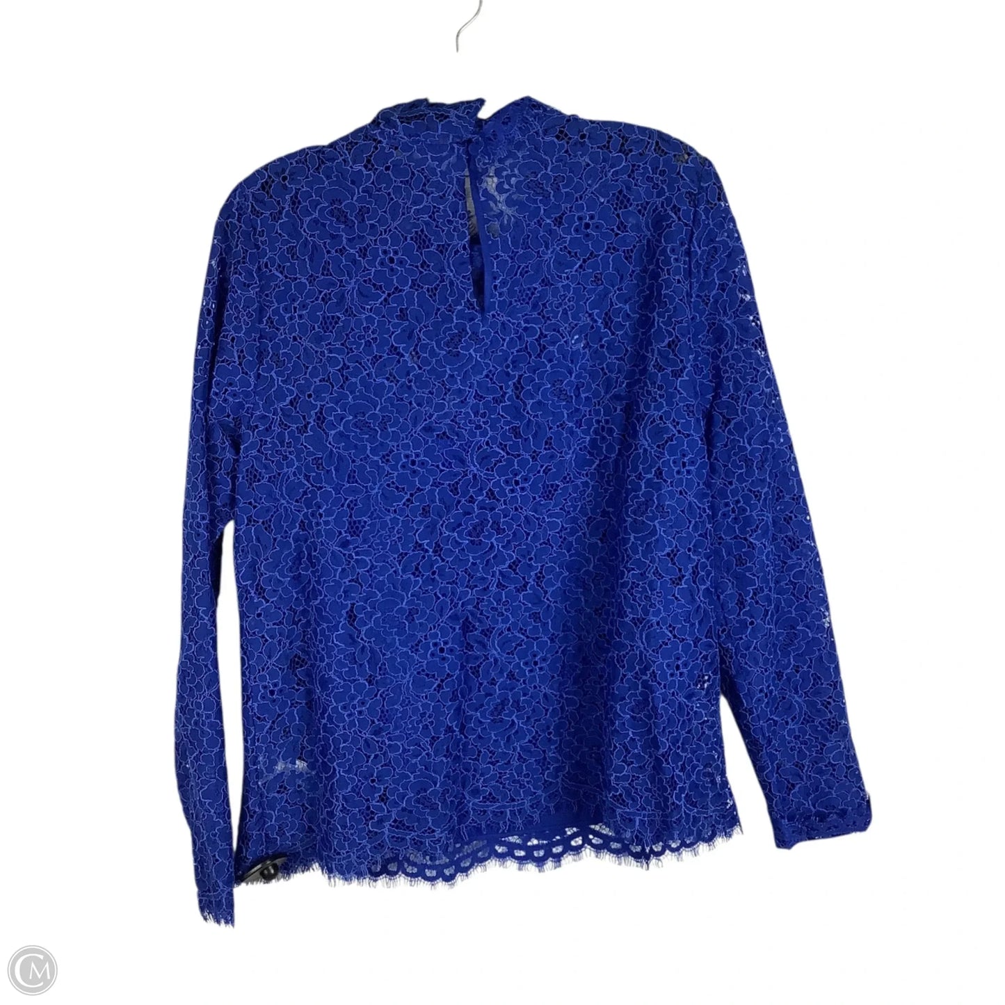 Top Long Sleeve By J. Crew In Blue, Size: 8