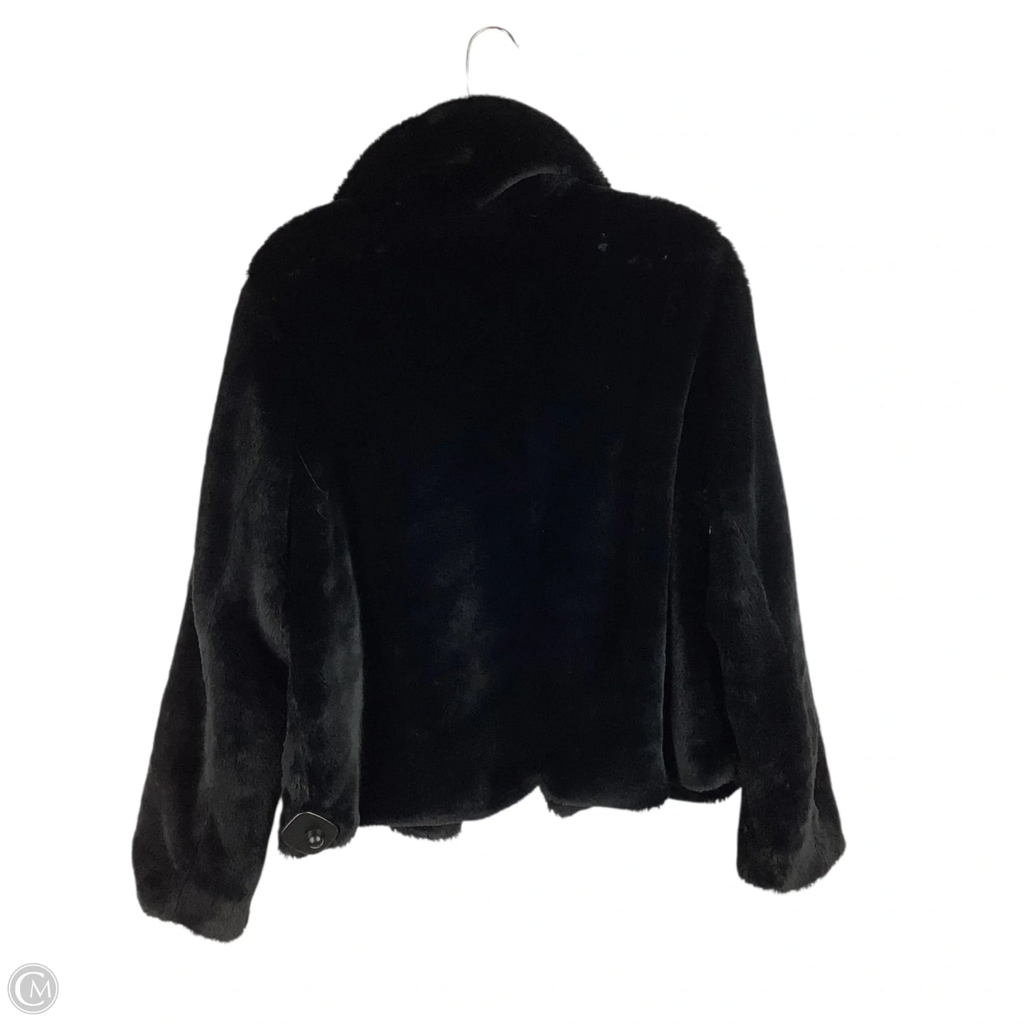 Jacket Faux Fur & Sherpa By Express In Black, Size: L