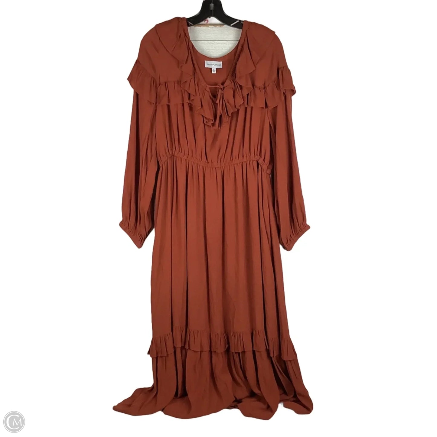 Dress Casual Maxi By Gibson And Latimer In Orange, Size: L