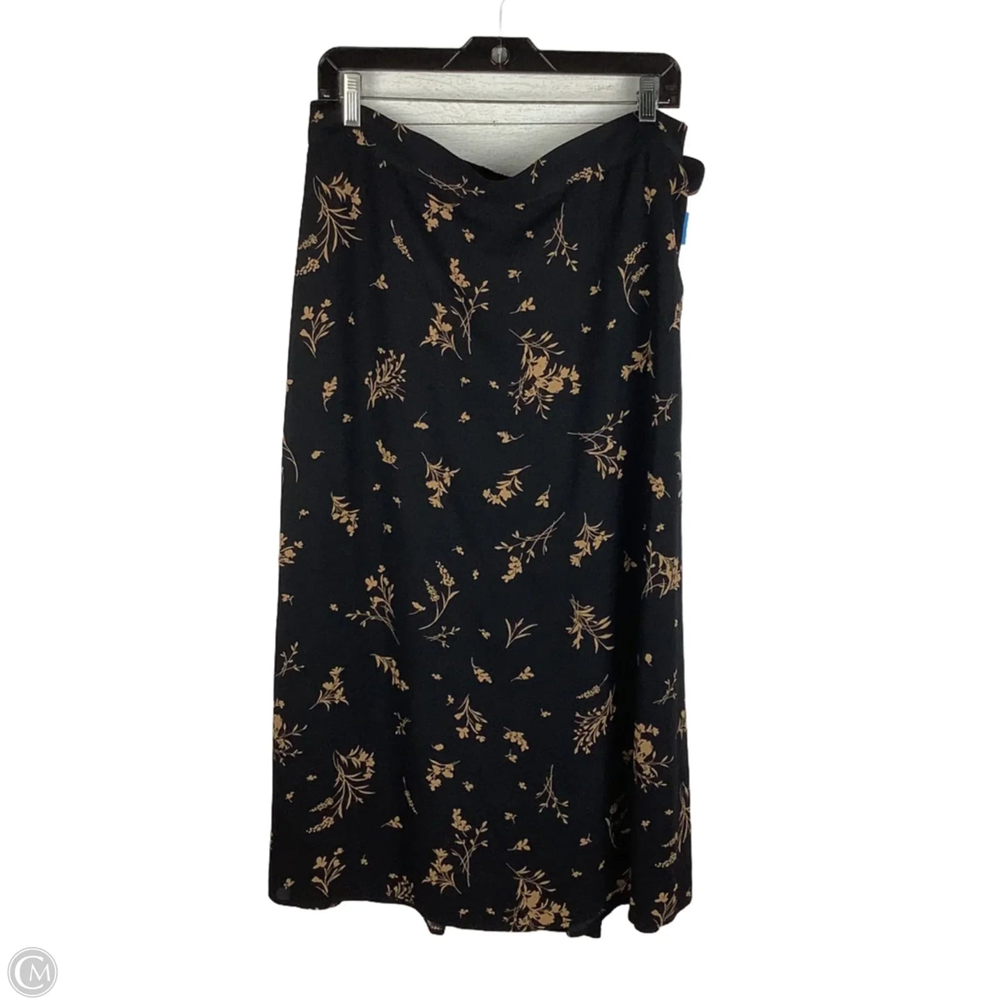 Skirt Maxi By Vince Camuto In Black, Size: L