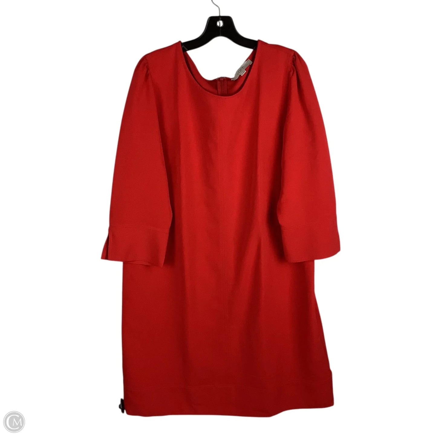 Dress Work By Loft In Red, Size: 16