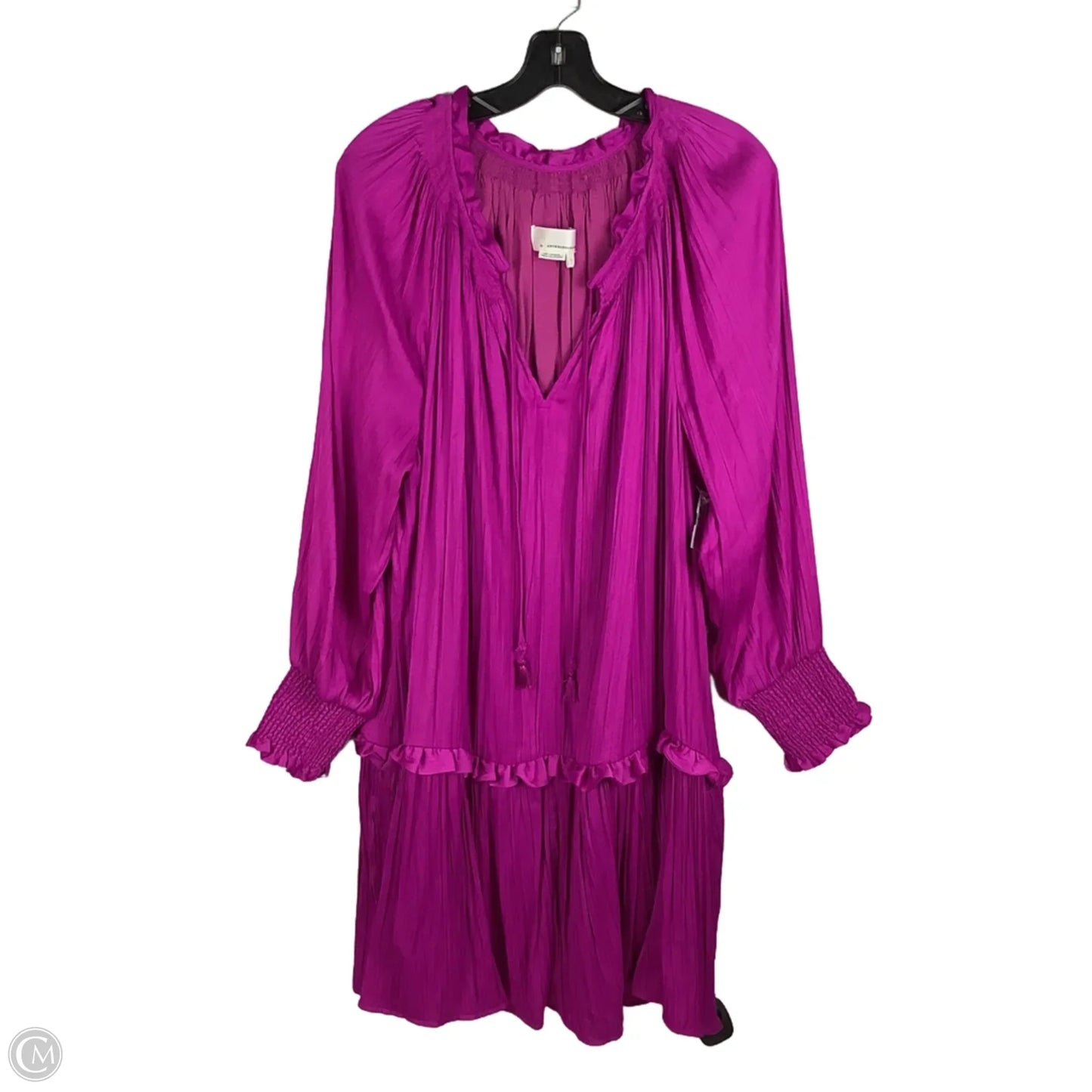 Dress Party Short By Anthropologie In Pink, Size: L