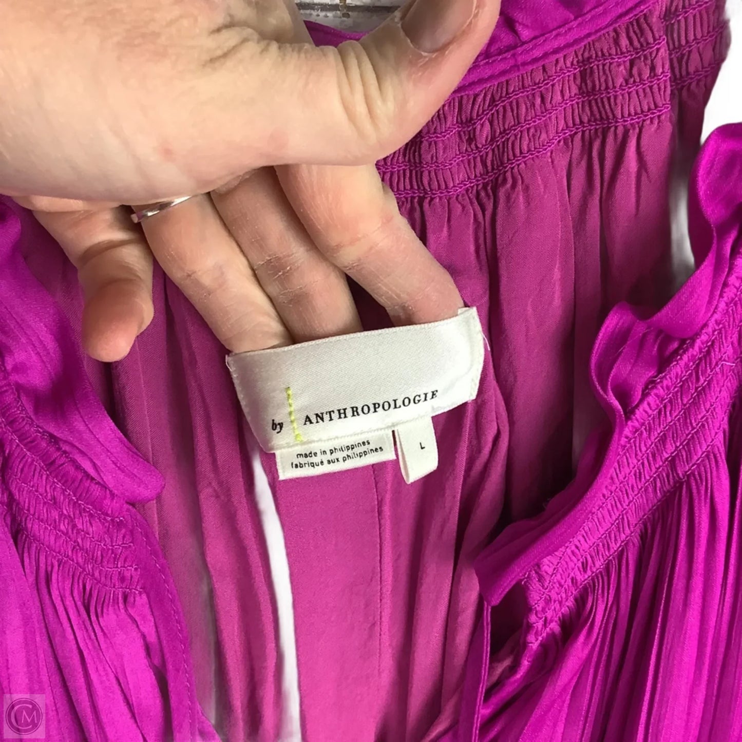 Dress Party Short By Anthropologie In Pink, Size: L