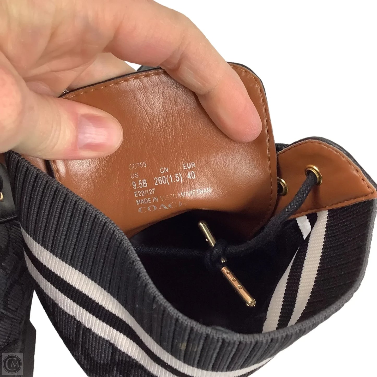 Boots Designer By Coach In Black, Size: 9.5