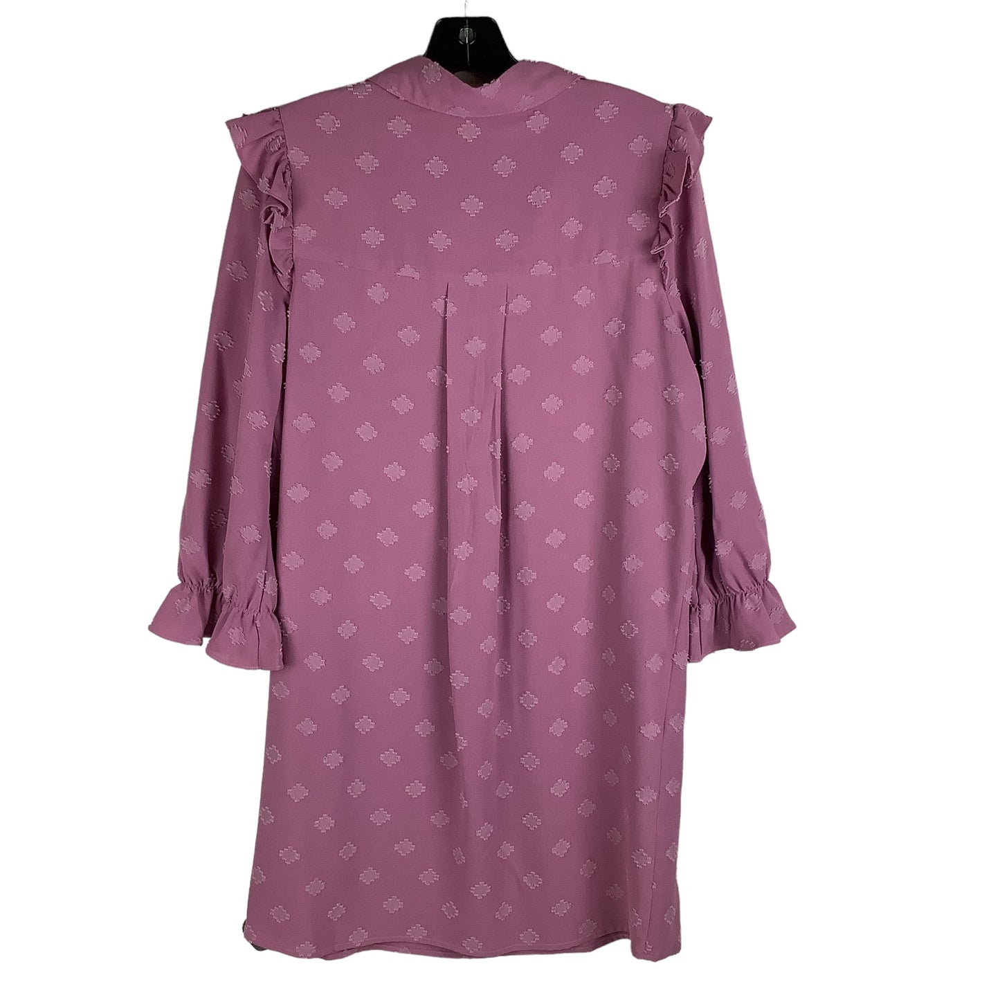 Purple Dress Casual Midi Joy Joy, Size M
