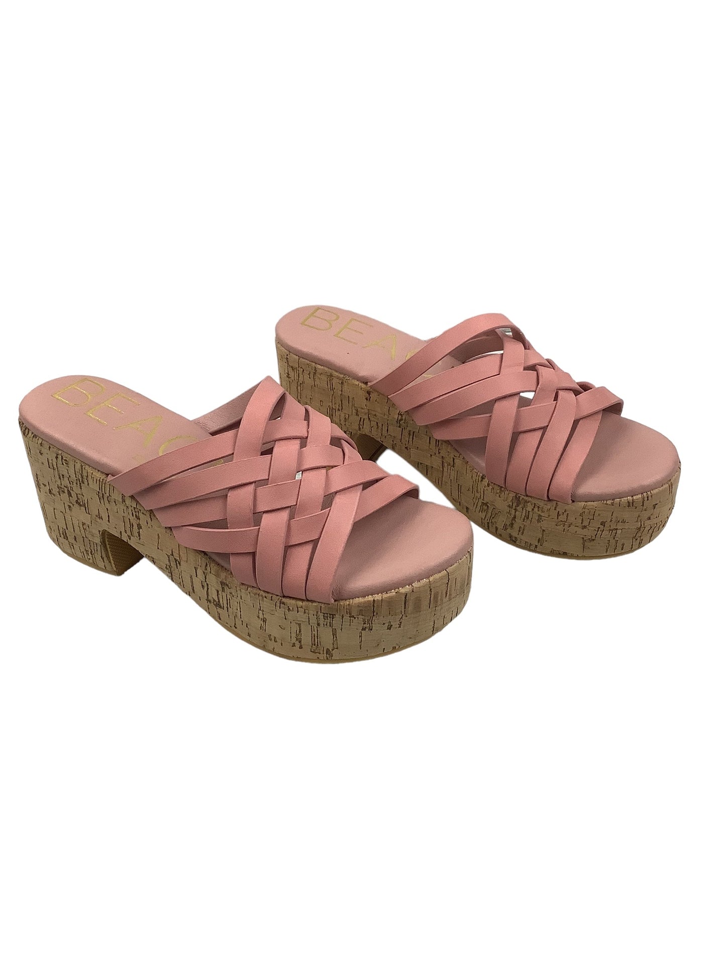 Pink Shoes Heels Block Matisse, Size 7