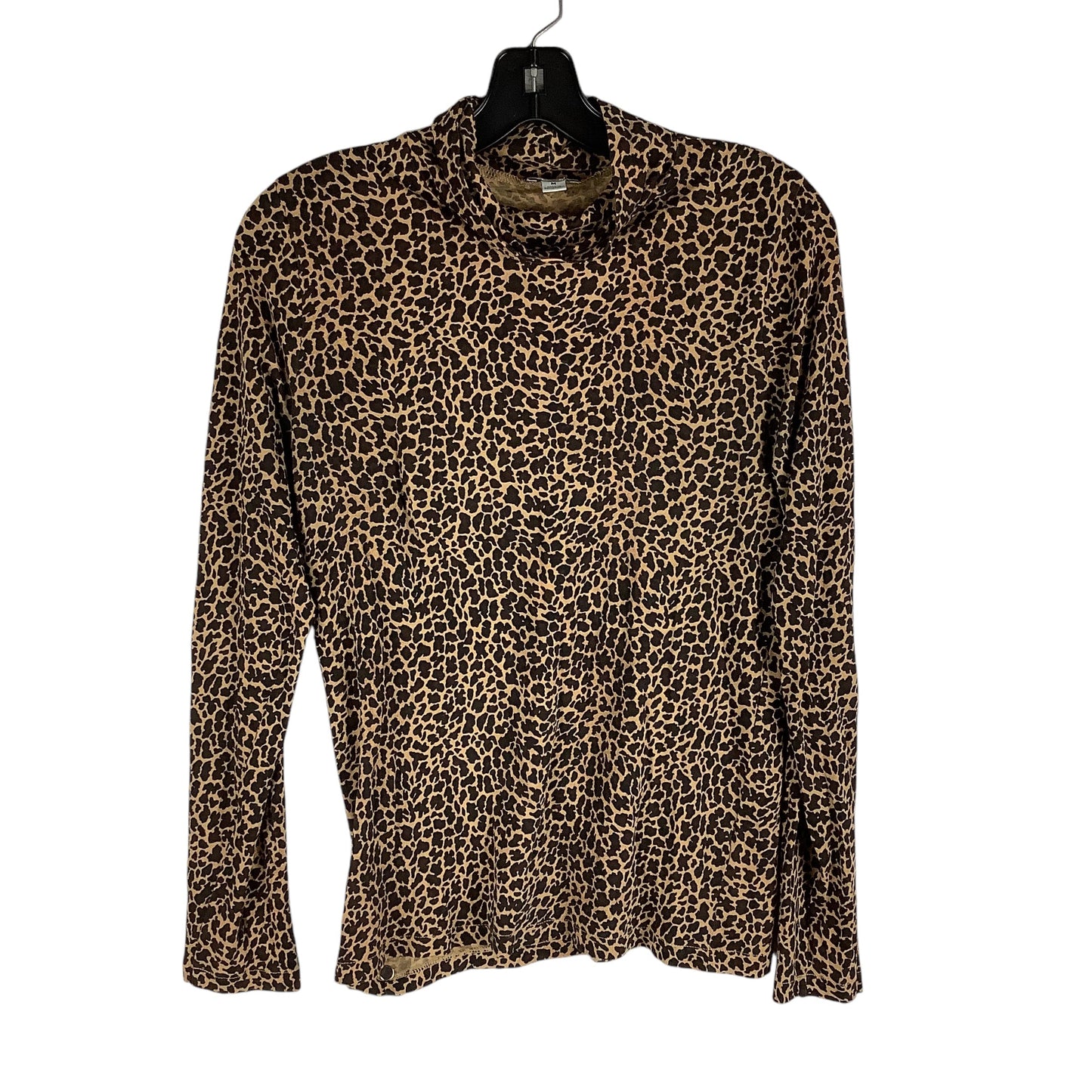 Top Long Sleeve By J. Crew In Animal Print, Size: M