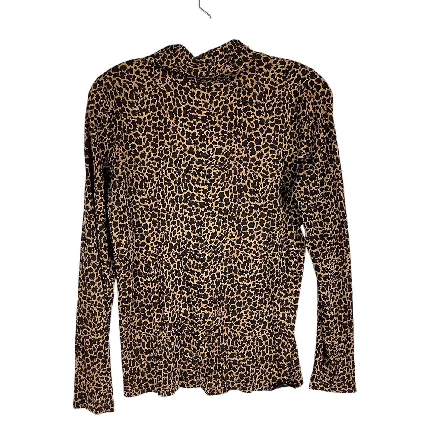 Top Long Sleeve By J. Crew In Animal Print, Size: M