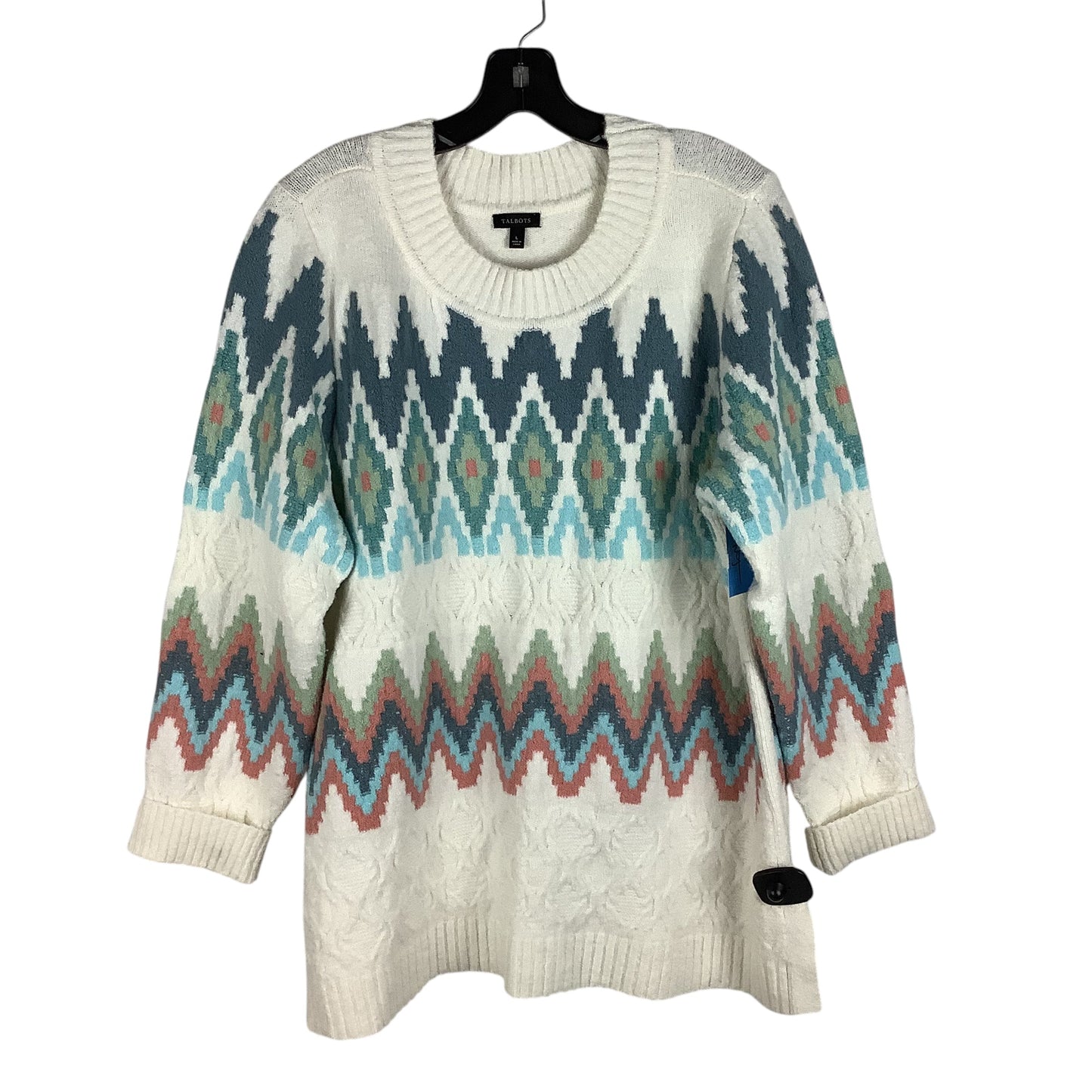 Sweater By Talbots In Multi-colored, Size: L