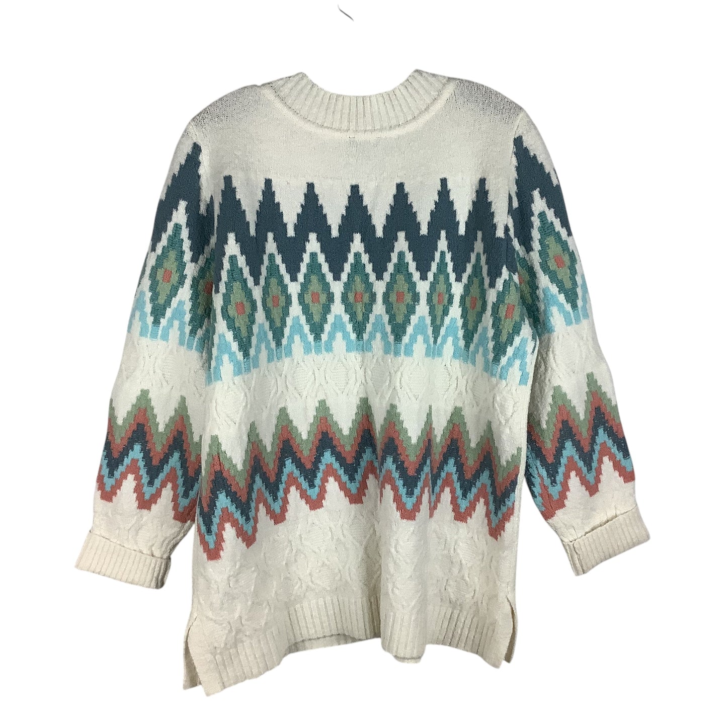 Sweater By Talbots In Multi-colored, Size: L