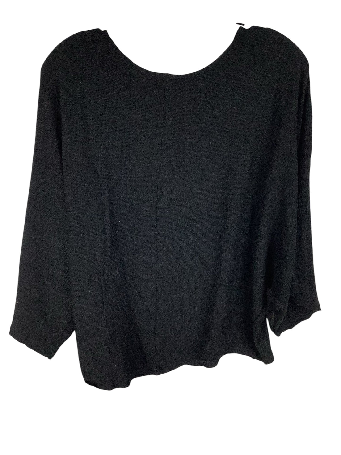 Top Short Sleeve By Maeve In Black, Size: M