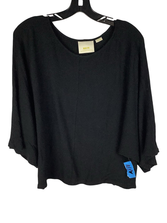 Top Short Sleeve By Maeve In Black, Size: M