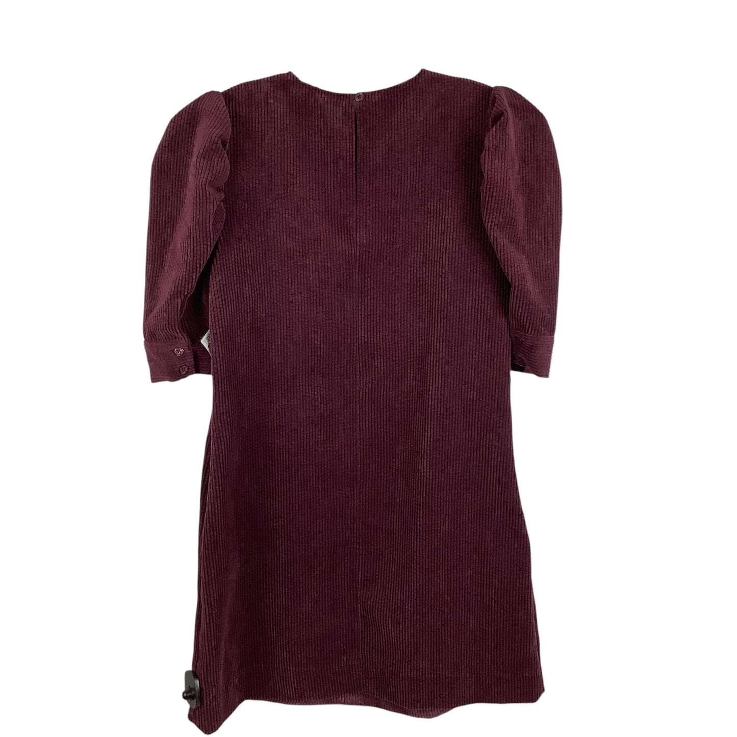 Dress Casual Midi By Who What Wear In Maroon, Size: S