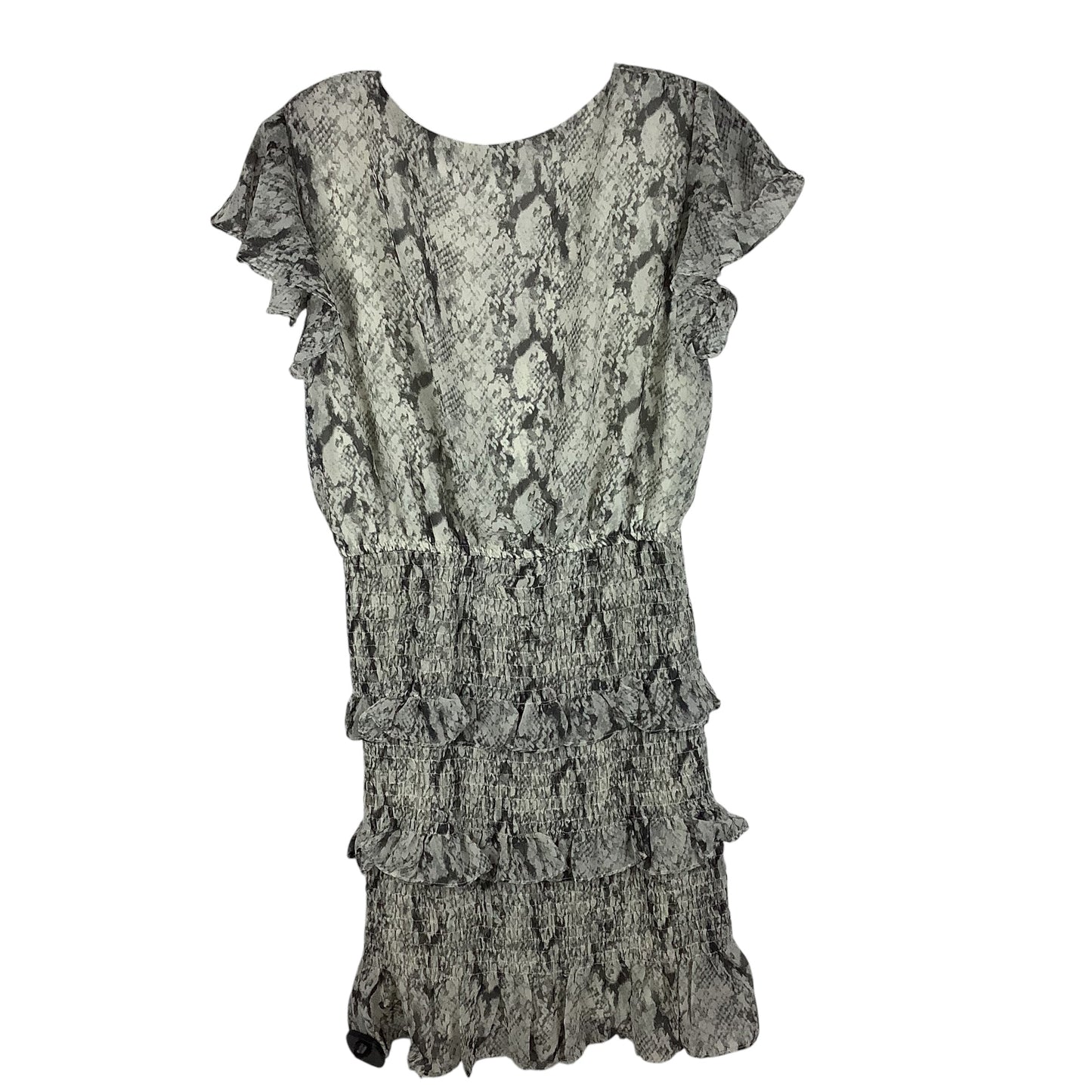 Dress Casual Midi By She + Sky In Snakeskin Print, Size: M