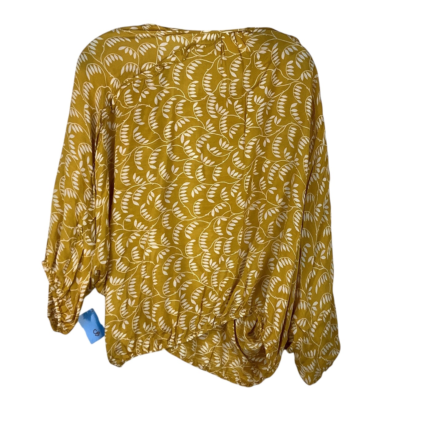 Top Long Sleeve By Maeve In Yellow, Size: M