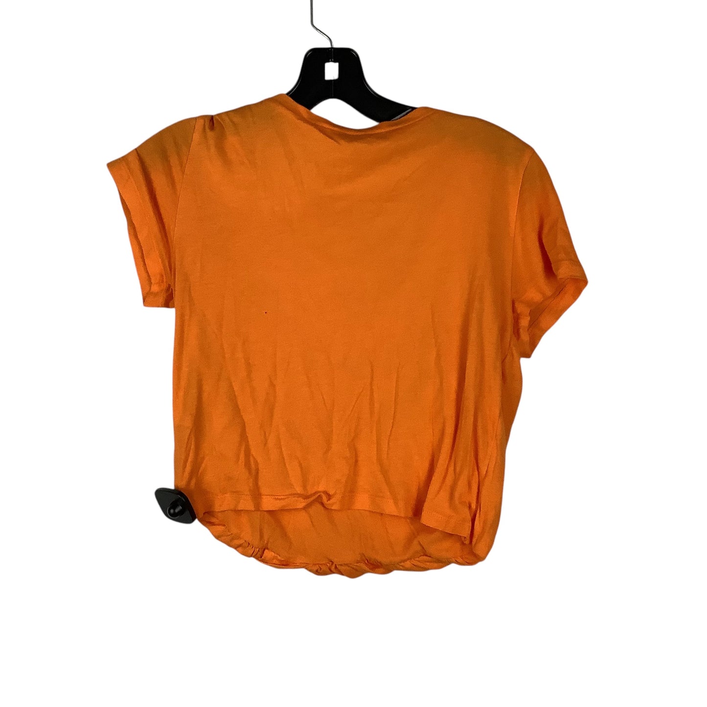 Top Short Sleeve Basic By Anthropologie In Orange, Size: S