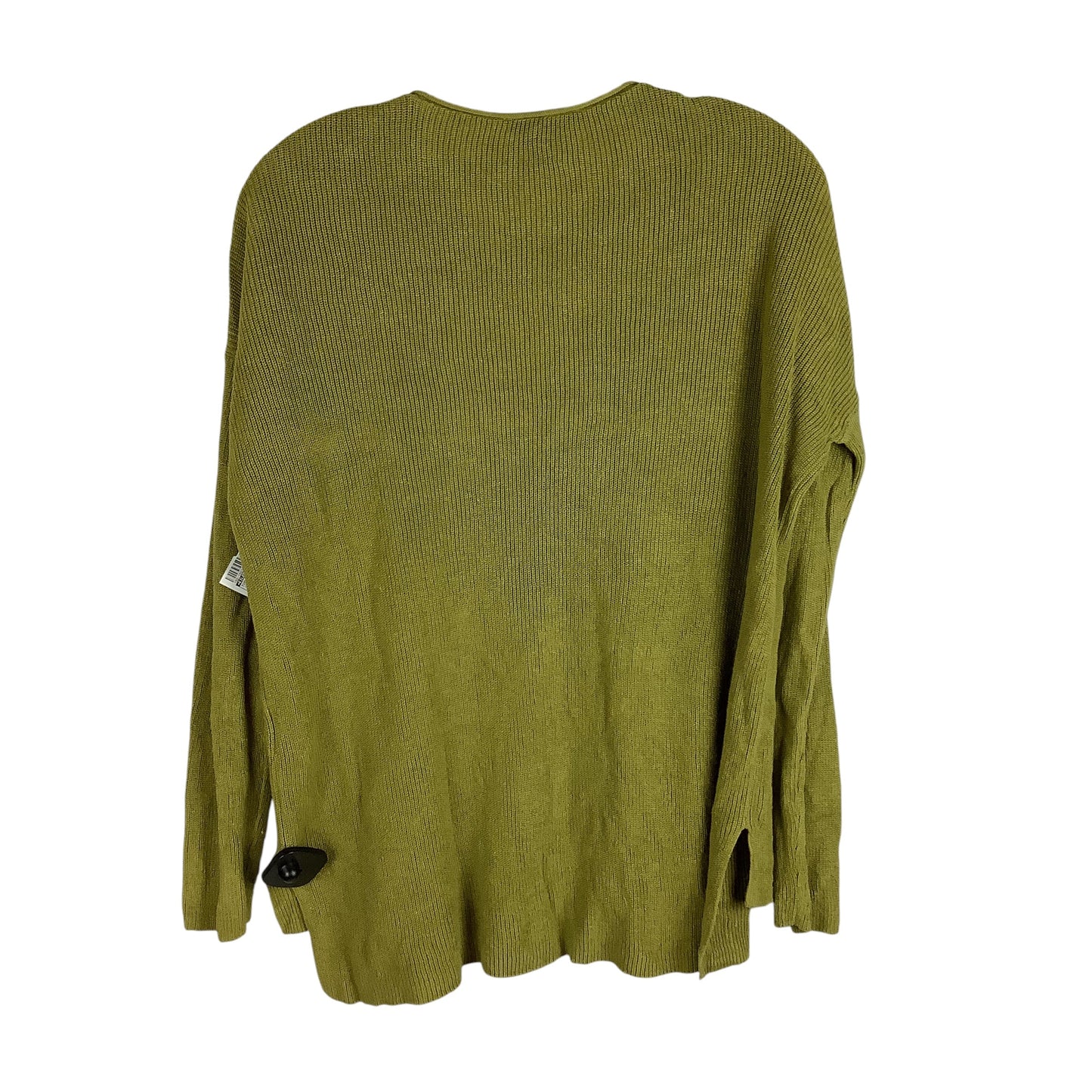 Top Long Sleeve Designer By Eileen Fisher In Green, Size: S