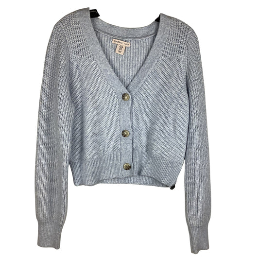 Sweater Cardigan By Clothes Mentor In Blue, Size: M