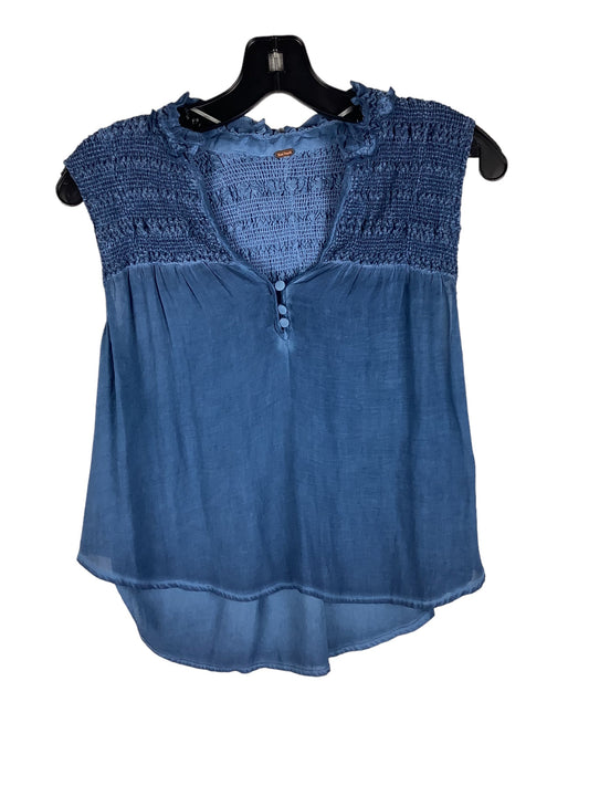 Blue Top Sleeveless Free People, Size M