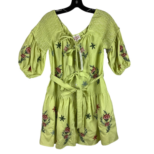 Green Dress Casual Short Clothes Mentor, Size S