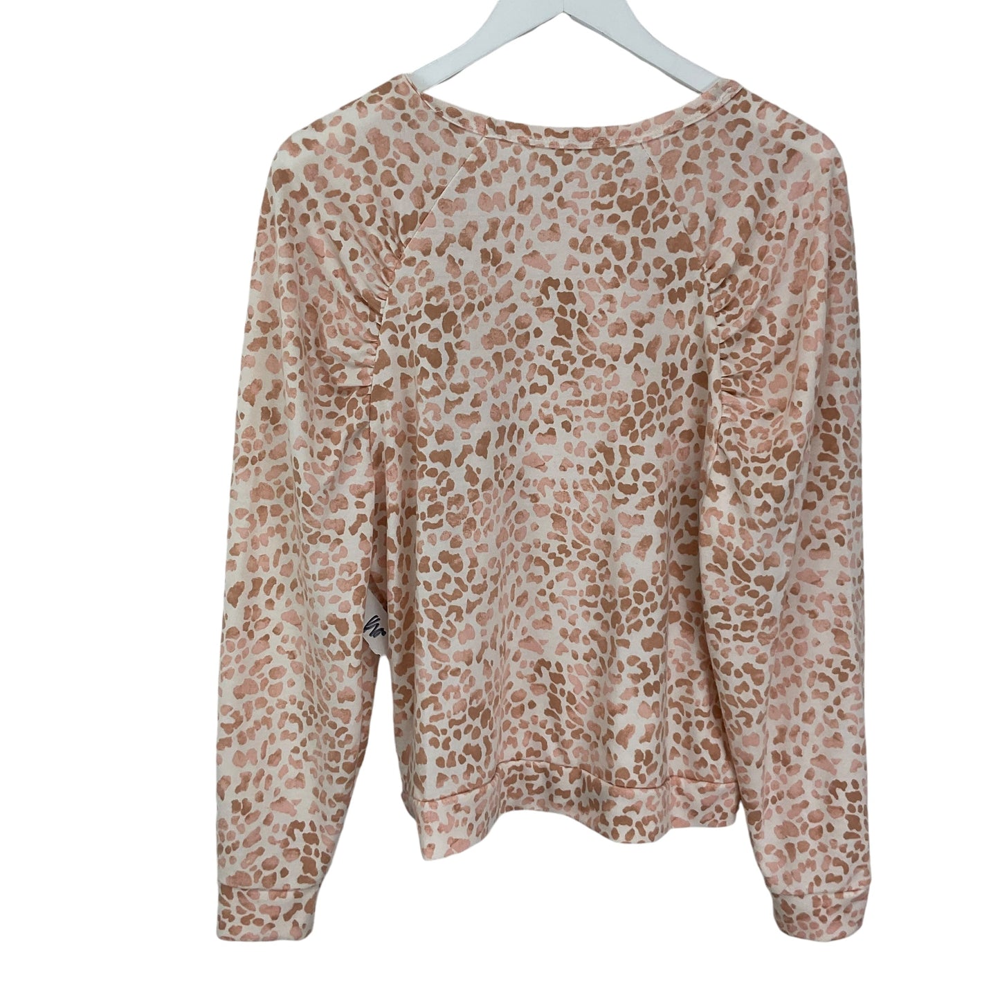 Top Long Sleeve By Entro In Animal Print, Size: M