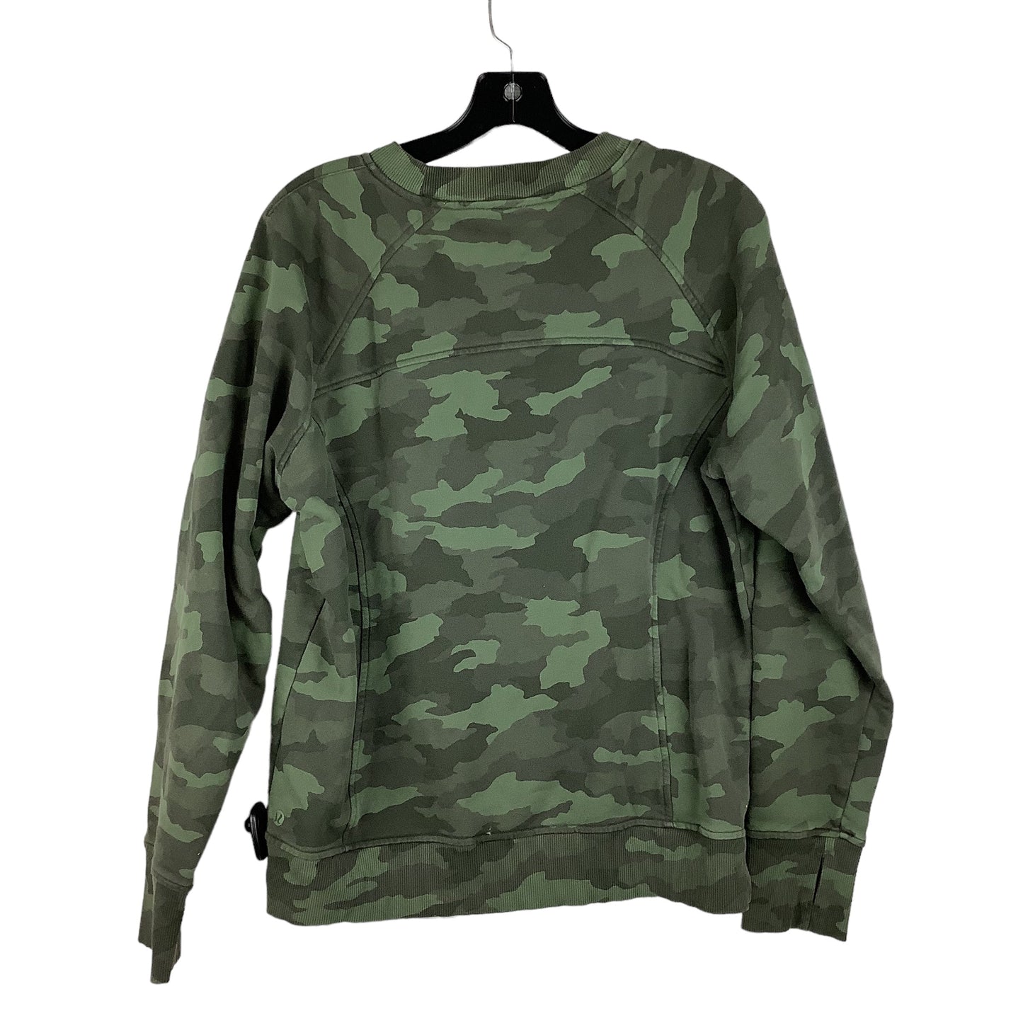 Camouflage Print Athletic Sweatshirt Crewneck Lululemon, Size 12