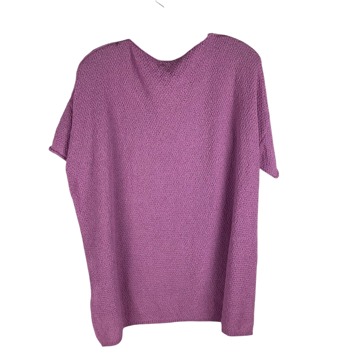 Top Short Sleeve By Davi & Dani In Purple, Size: S