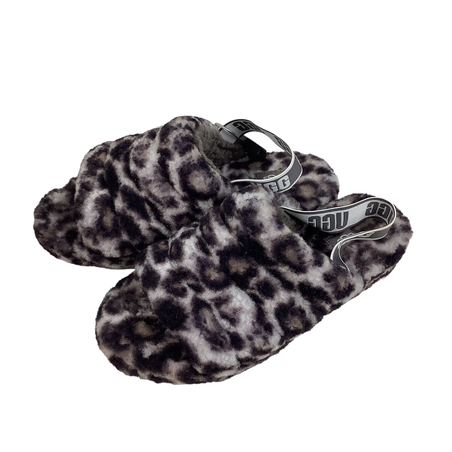 Slippers Designer By Ugg In Animal Print Size: 10