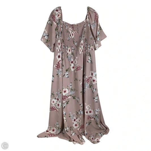 Dress Casual Maxi By Clothes Mentor In Pink, Size: 18/20