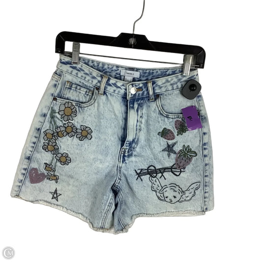 Shorts By Forever 21 In Blue Denim, Size: 2 (26)