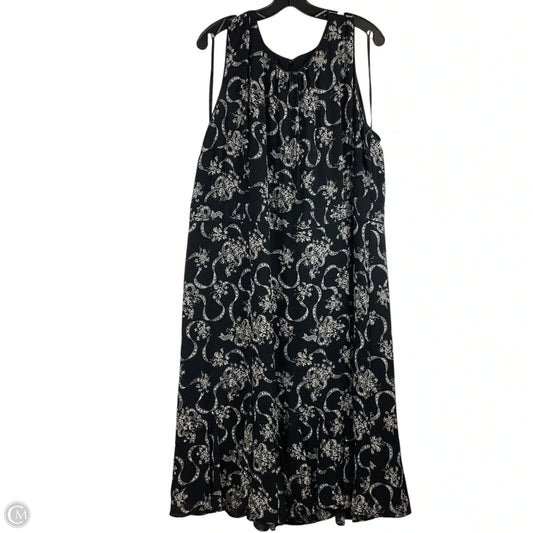 Dress Casual Maxi By Talbots In Black, Size: 18