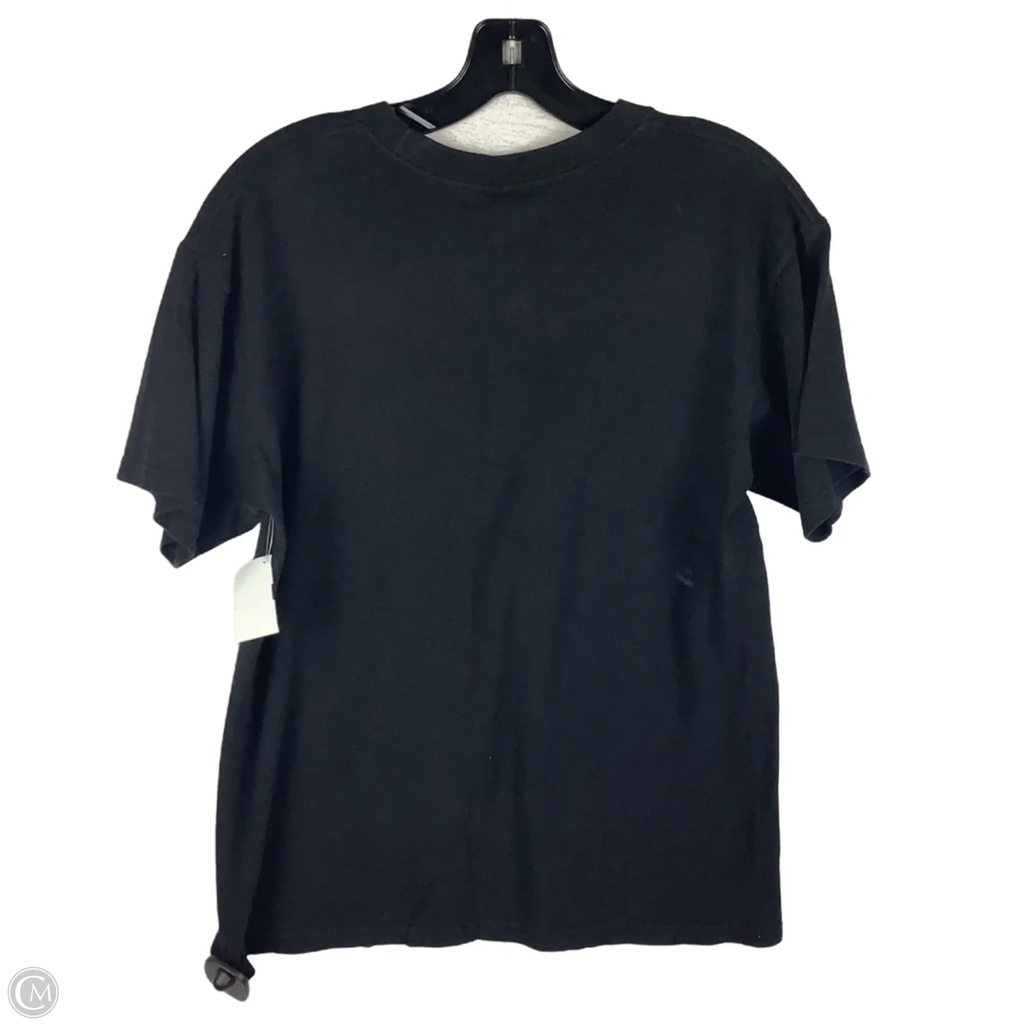Top Short Sleeve By Clothes Mentor In Black, Size: M