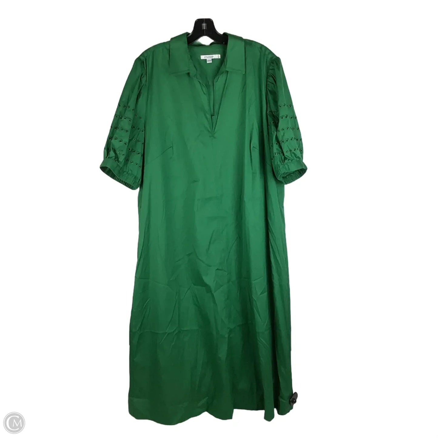 Dress Casual Maxi By Chicos In Green, Size: 2X (20)