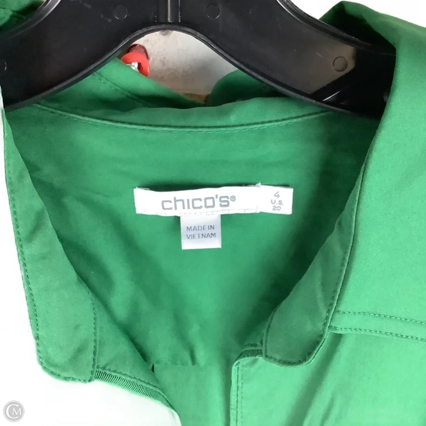 Dress Casual Maxi By Chicos In Green, Size: 2X (20)