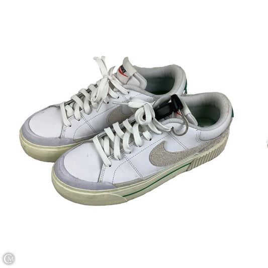 Shoes Sneakers By Nike In White, Size: 9