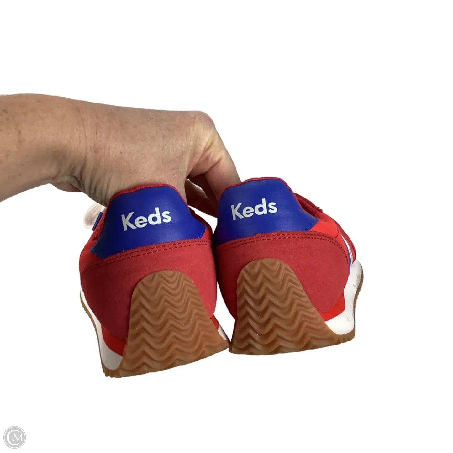 Shoes Sneakers By Keds In Red, Size: 9