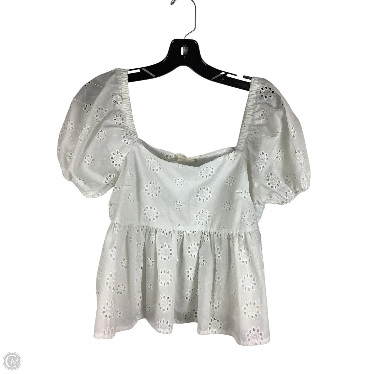 Top Short Sleeve By Altard State In White, Size: L