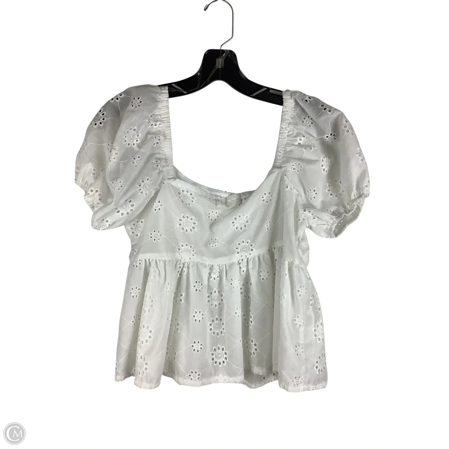 Top Short Sleeve By Altard State In White, Size: L
