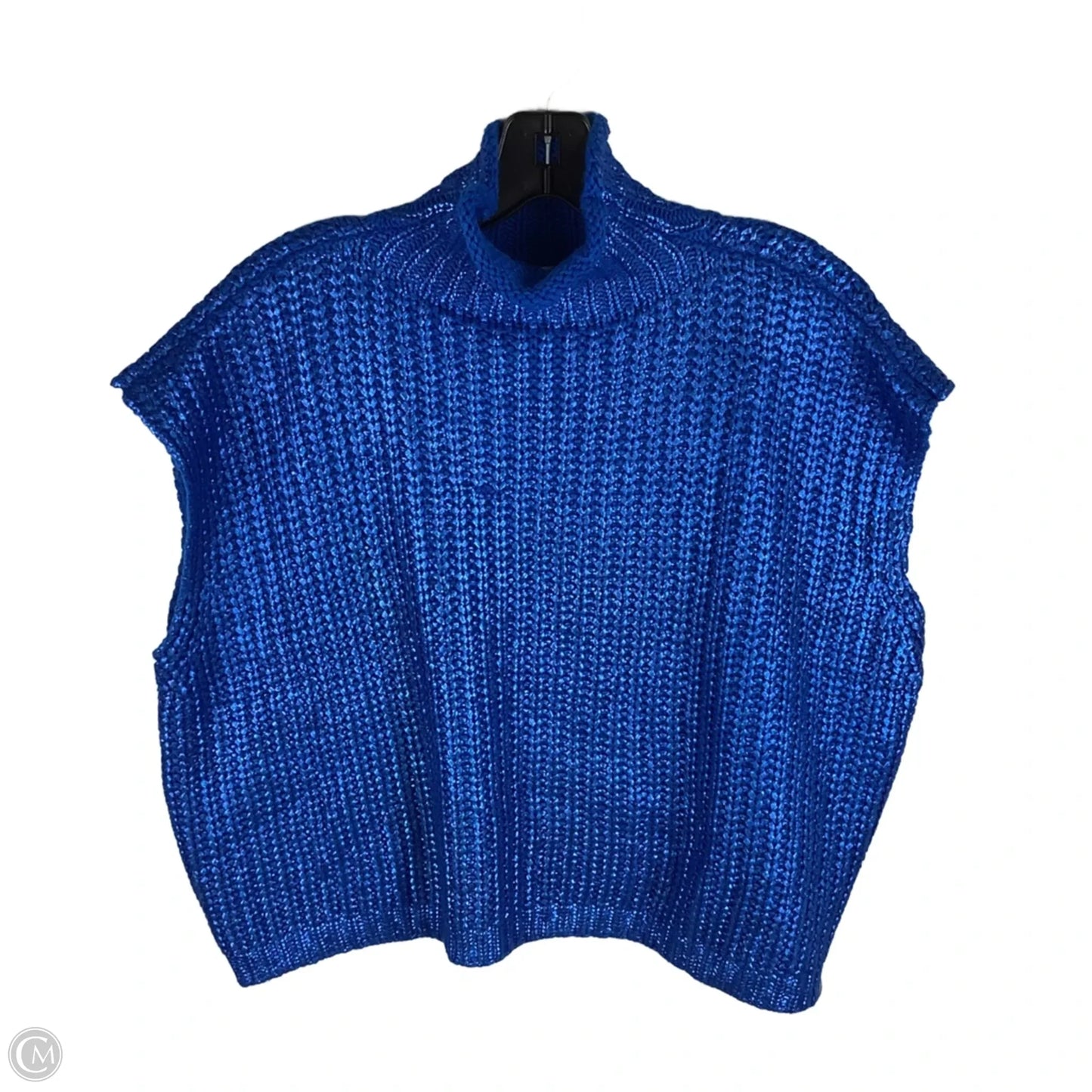 Sweater Short Sleeve By She + Sky In Blue, Size: S