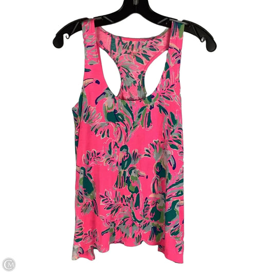 Top Sleeveless Designer By Lilly Pulitzer In Pink, Size: Xl
