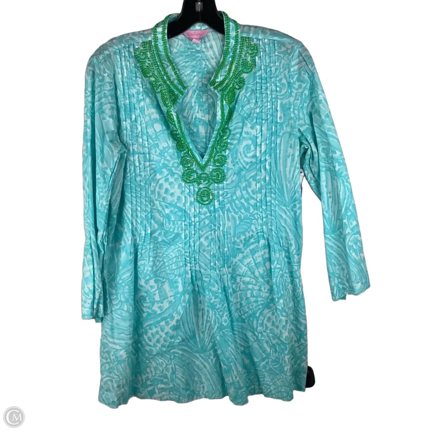 Swimwear Cover-up Designer By Lilly Pulitzer In Blue, Size: M