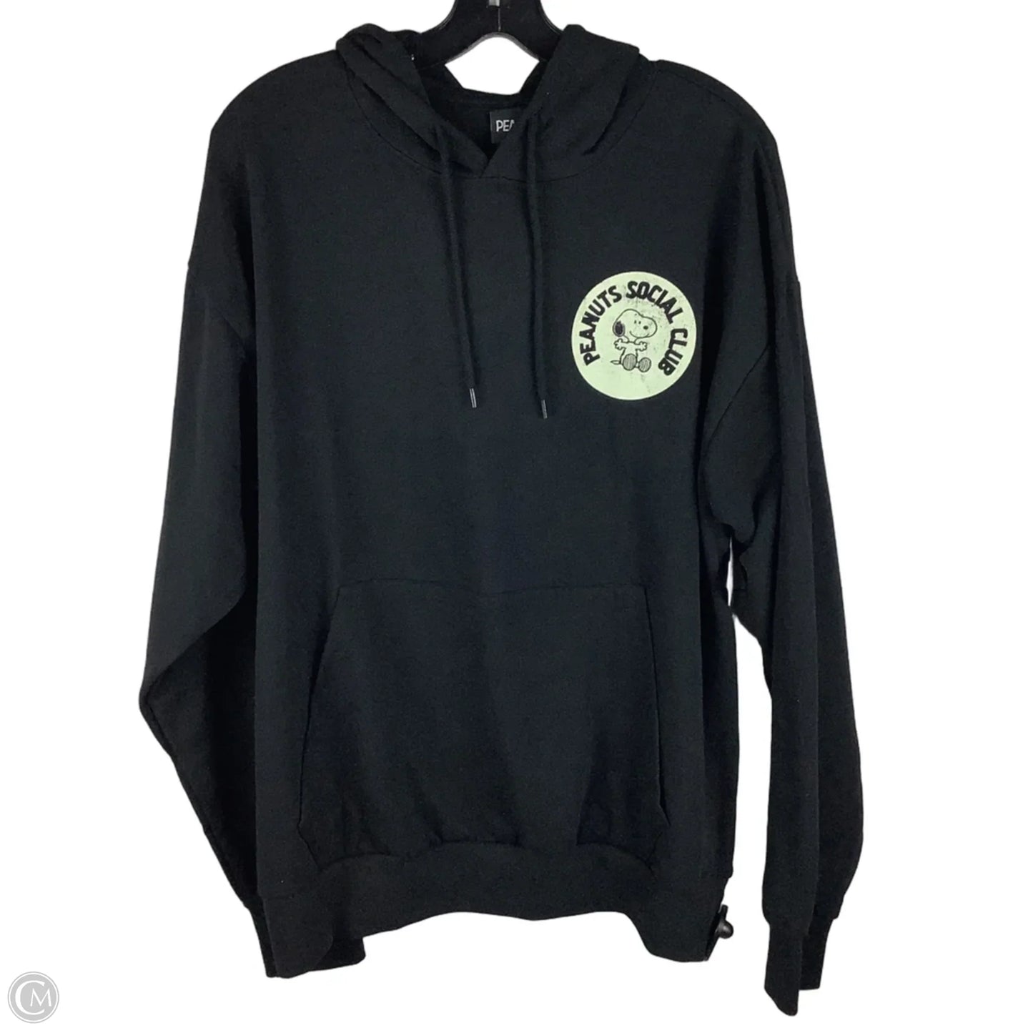 Sweatshirt Hoodie By Clothes Mentor In Black, Size: Xl