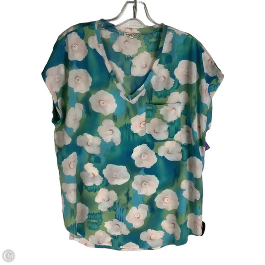 Top Short Sleeve By Jodifl In Floral Print, Size: S