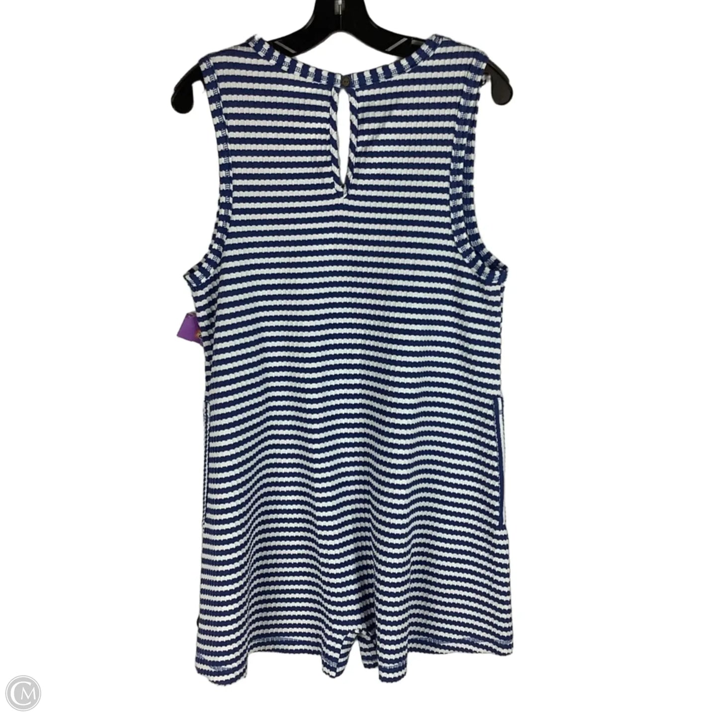 Romper By Clothes Mentor In Striped Pattern, Size: M